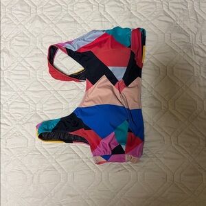 Torrid Multicolor Geometric Swim top